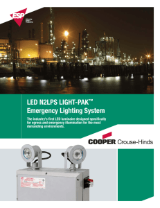 LED N2LPS LIGHT-PAK™ Emergency Lighting System