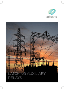 latching auxiliary relays