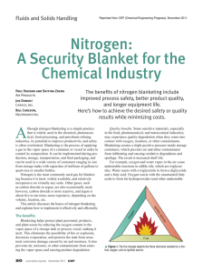 Nitrogen: A Security Blanket for the Chemical Industry