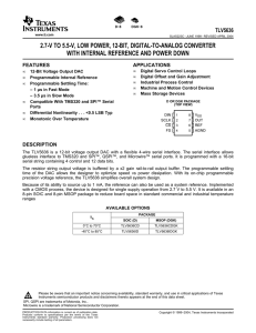 TLV5636 - Texas Instruments