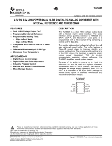 TLV5637 - Texas Instruments