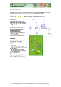 PCB Wizard - Tutorial 2