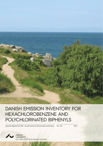 Danish emission inventory for hexachlorobenzene and