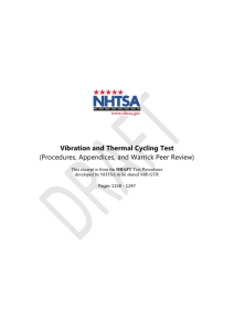 Vibration and Thermal Cycling Test part1