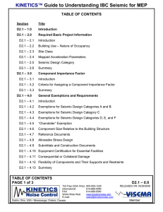 KINETICS™ Guide to Understanding IBC Seismic for MEP