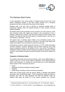 The Stainless Steel Family - International Stainless Steel Forum