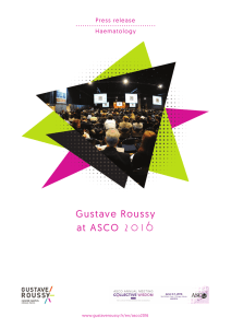 Gustave Roussy at ASCO 2016
