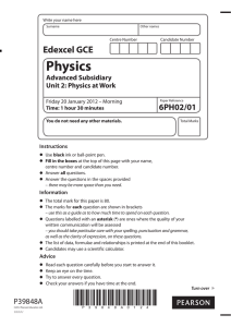 Physics at Work - physicsinfo.co.uk
