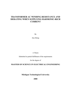 transformer ac winding resistance and derating