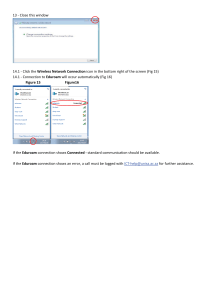 13 - Close this window 14.1 - Click the Wireless Network Connection