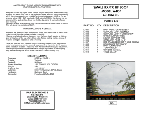 SMALL RX/TX HF LOOP