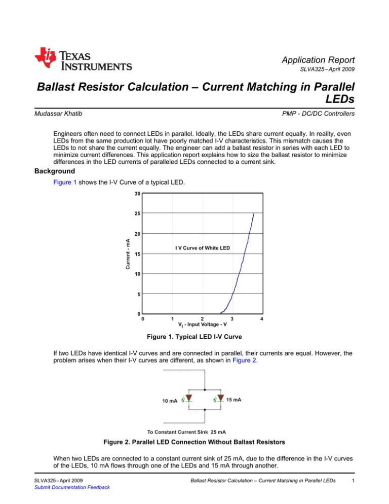 ballast-resistor-calculation-current-matching