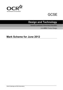 Mark scheme