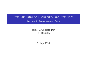 Stat 20: Intro to Probability and Statistics