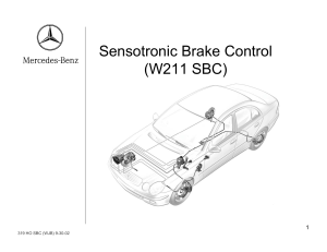 (W211 SBC) -...Sensotronic Brake Control