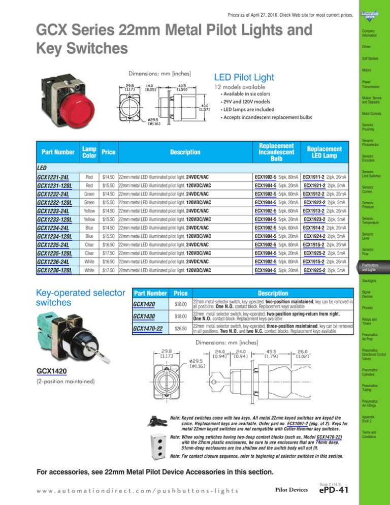 Key Switch Overview