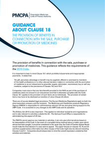 Guidance on Clause 18