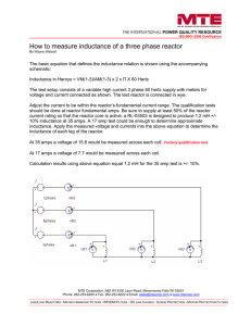 How to measure inductance of a three phase