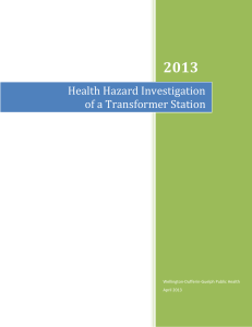 Health Hazard Investigation of a Transformer Station
