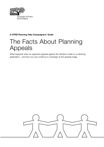 The Facts About Planning Appeals