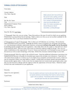 formal cover letter example