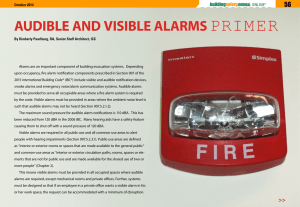 audible and visible alarms primer
