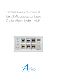 Alert-2 Microprocessor Based Digital Alarm System v5.9