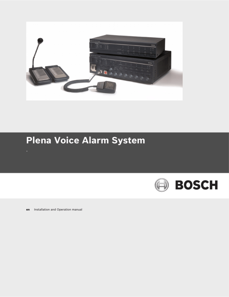 Bosch plena voice alarm system software