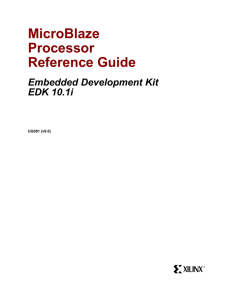 MicroBlaze Processor Reference Guide