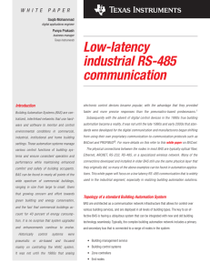 Low-latency industrial RS-485 communication