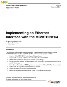 AN2759: Implementing an Ethernet Interface with the