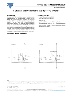 N-Channel and P-Channel 40 V (D