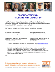 become certified in students with disabilities