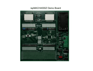 ispMACH4000Z Demo Board Illustrations and Notes