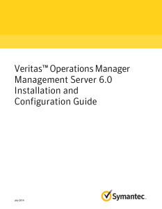 Operations Manager Management Server Installation and