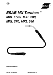 ESAB MX Torches