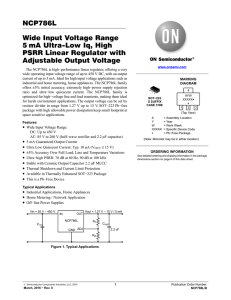 Wide Input Voltage Range 5 mA Ultra