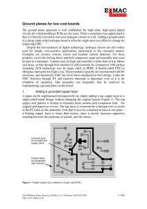 Ground planes on low cost boards