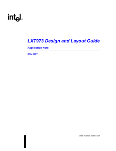 LXT973 Design and Layout Guide