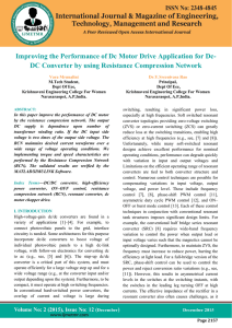 DC Converter by using Resistance Compression Network