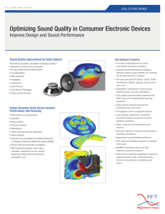 Optimizing Sound Quality in Consumer Electronic Devices