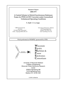 A control scheme in hybrid synchronous