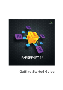 PaperPort 14 Getting Started Guide