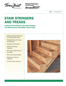 Stair Stringers and Treads Specifier`s Guide