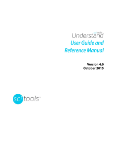 Understand 4.0 User Guide and Reference Manual