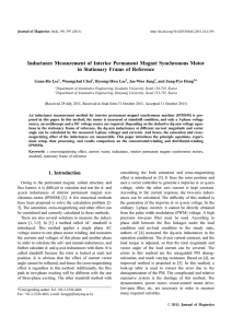 Inductance Measurement of Interior Permanent Magnet