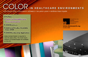 Color in Healthcare Environments