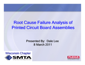 Root Cause Failure Analysis of Printed Circuit Board