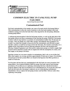 common electric in-tank fuel pump failures - FME