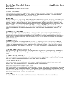 Freeflo Base Elbow Rail System Specification Sheet